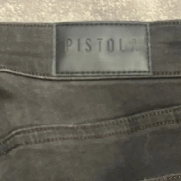 PISTOLA KEATON HIGH RISE STRAIGHT JEANS Size 28 Black color - Picture 6 of 10